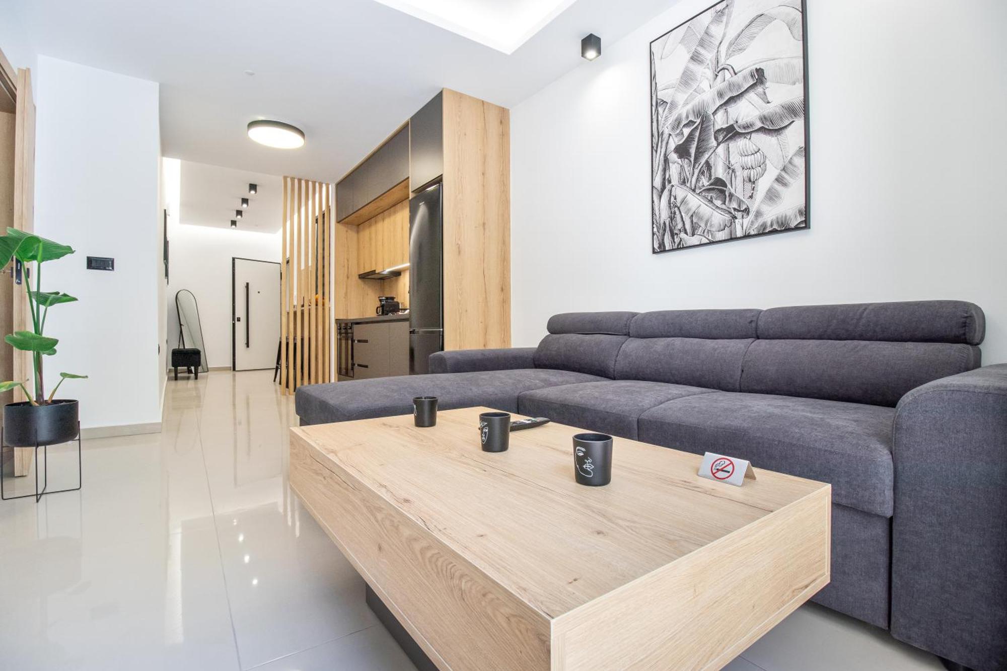 New Luxury Near Center With Garden View